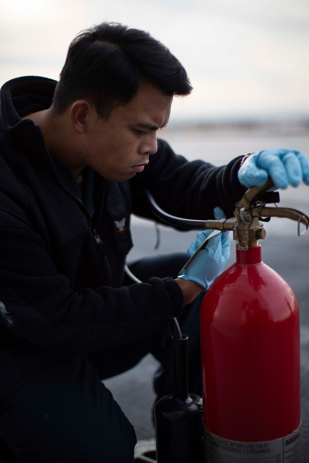 Flight deck maintenance