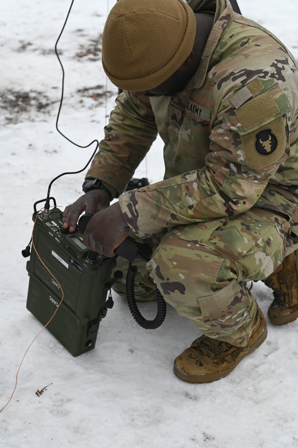 Minnesota National Guard conducts winter communications training