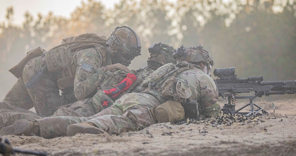 82nd ABN DIV Paratroopers conduct brigade live-fire exercise