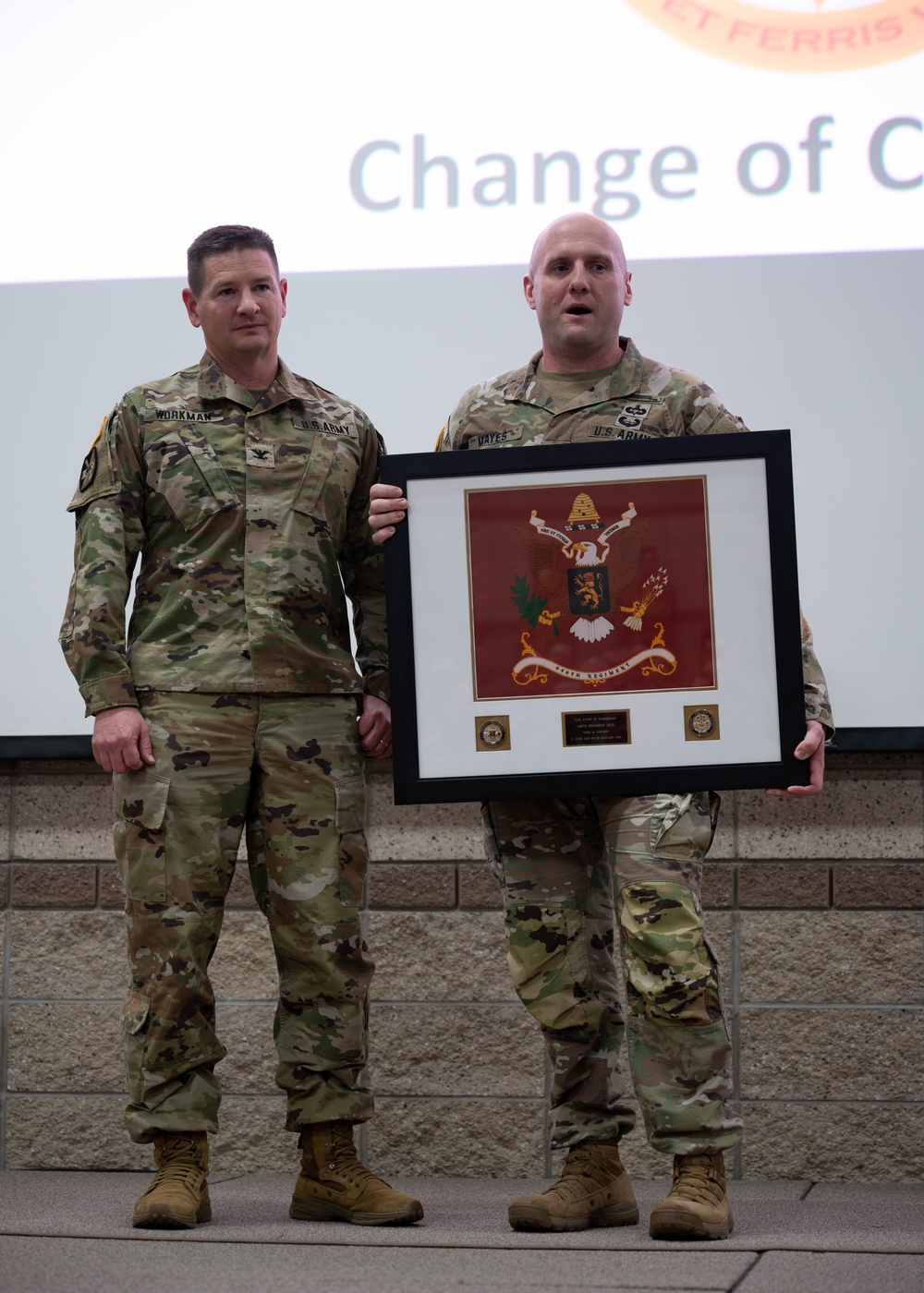 640th RTI change of command