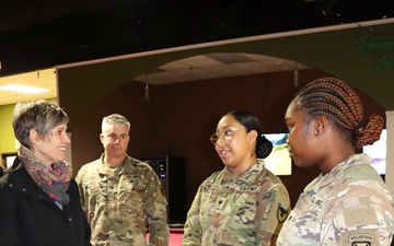 Chief of Staff of Army, spouse, tour best of what Fort Johnson offers