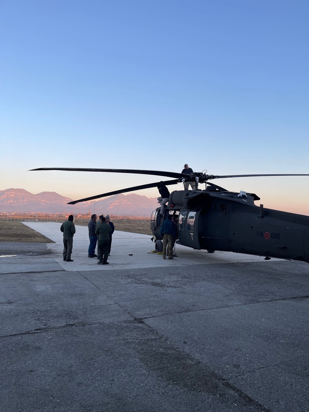 Albania receives UH-60A Black Hawks