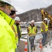 Preparation work continues for construction of new navigation chamber at Montgomery Locks and Dam