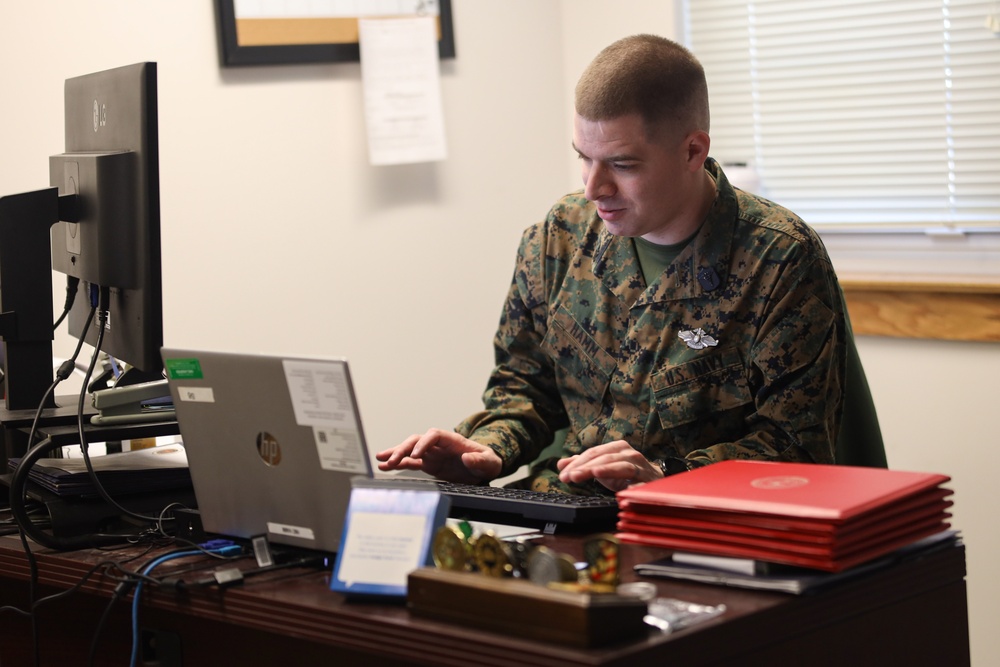 Hospital Corpsman 2nd Class Aaron Hamm; 2nd Marine Logistics Group Warrior of the Week