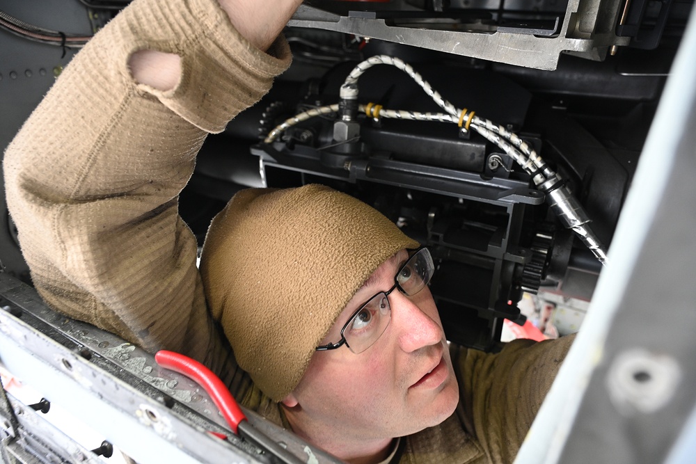 Crewman Services A-10C Thunderbolt II Before Flight at Selfridge Air National Guard Base