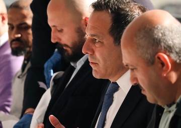 In January, USAID Country Representative John Cardenas traveled to Tripoli to engage with meet with stakeholders for the scheduled 2024 municipal elections.