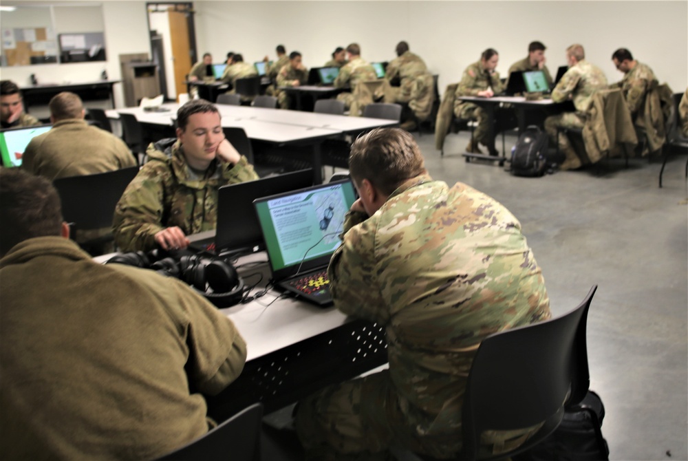 Fort McCoy NCO Academy students learn land-navigation at post’s Virtual Battle Space simulations complex