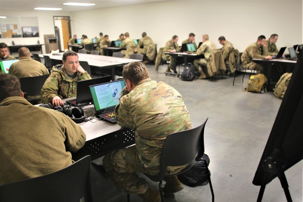 Fort McCoy NCO Academy students learn land-navigation at post’s Virtual Battle Space simulations complex