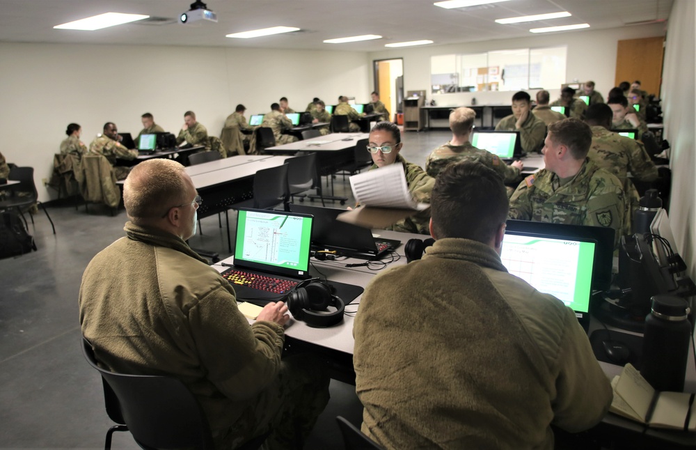 Fort McCoy NCO Academy students learn land-navigation at post’s Virtual Battle Space simulations complex