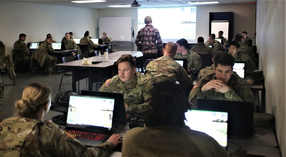 Fort McCoy NCO Academy students learn land-navigation at post’s Virtual Battle Space simulations complex