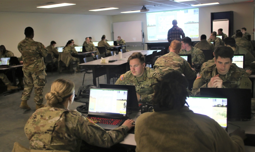 Fort McCoy NCO Academy students learn land-navigation at post’s Virtual Battle Space simulations complex