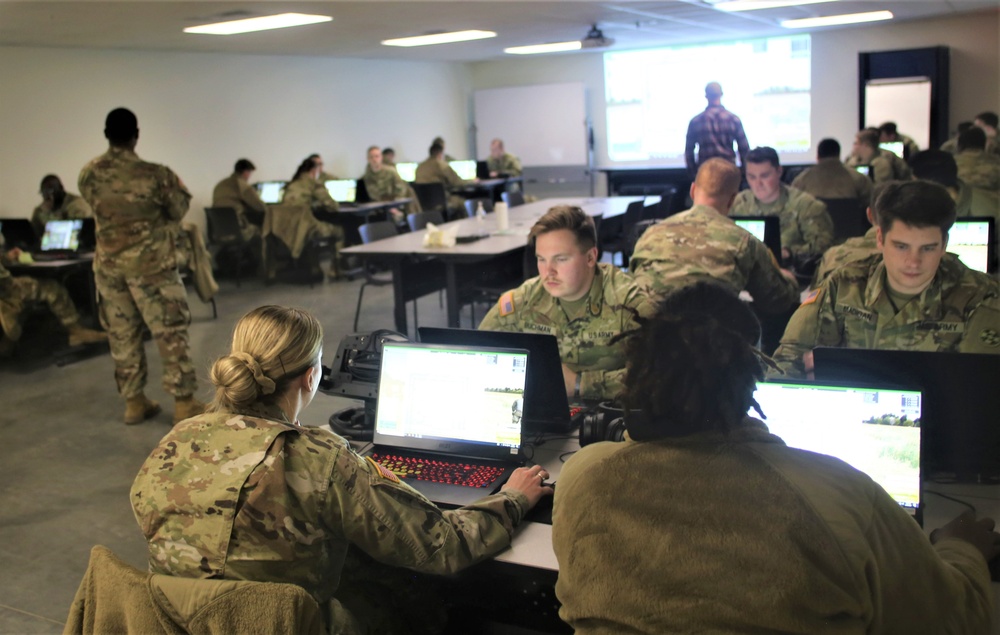 Fort McCoy NCO Academy students learn land-navigation at post’s Virtual Battle Space simulations complex