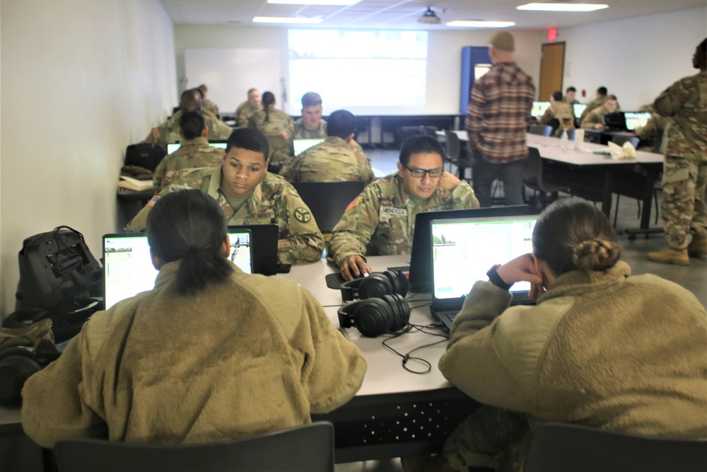 Fort McCoy NCO Academy students learn land-navigation at post’s Virtual Battle Space simulations complex