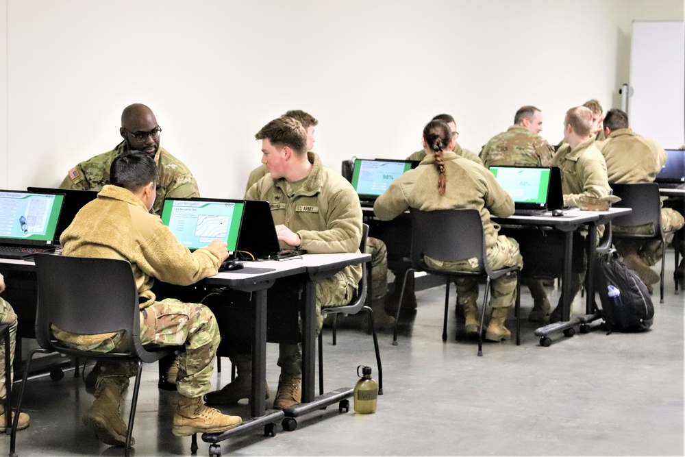 Fort McCoy NCO Academy students learn land-navigation at post’s Virtual Battle Space simulations complex