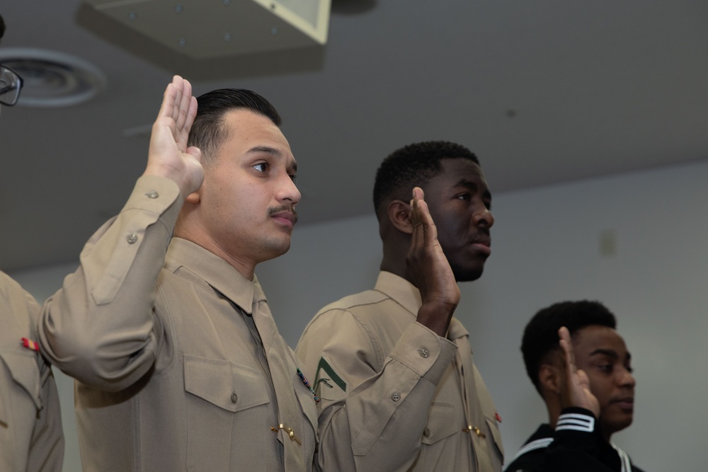 MCAS Iwakuni Marines and Sailors Become Naturalized U.S. Citizens