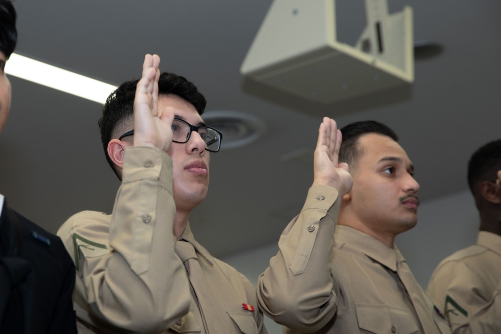 MCAS Iwakuni Marines and Sailors Become Naturalized U.S. Citizens