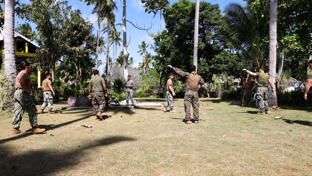 Seabees and Marines Practice Tactics