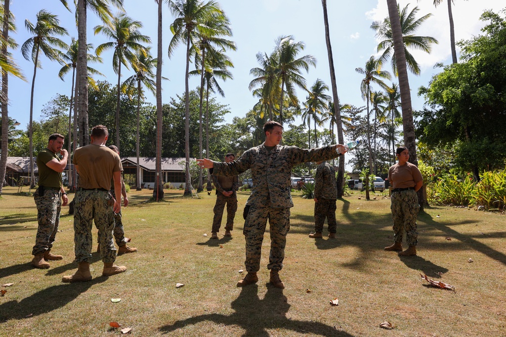 Seabees and Marines Practice Tactics