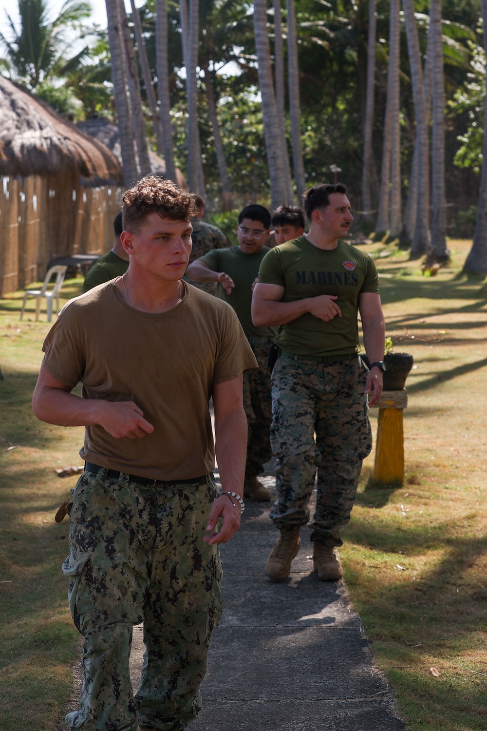 Seabees and Marines Practice Tactics