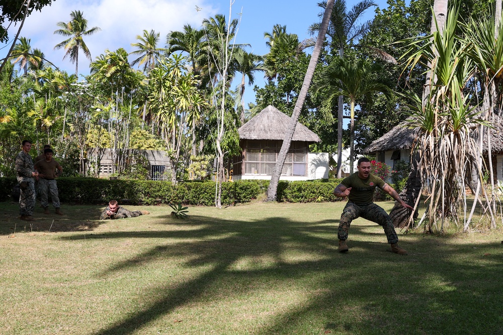 Seabees and Marines Practice Tactics