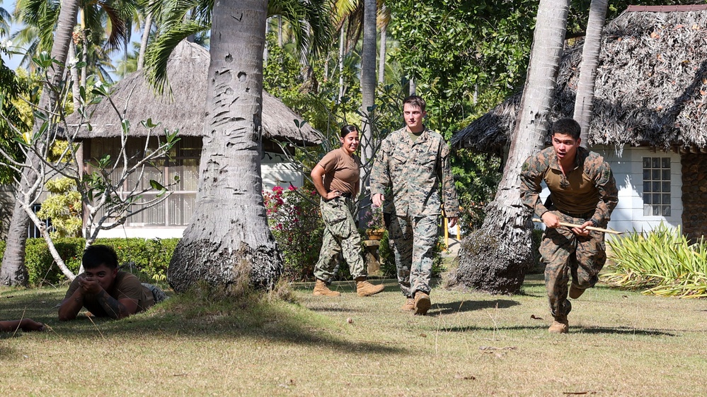 Seabees and Marines Practice Tactics