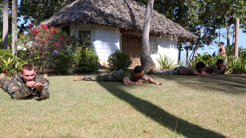 Seabees and Marines Practice Tactics