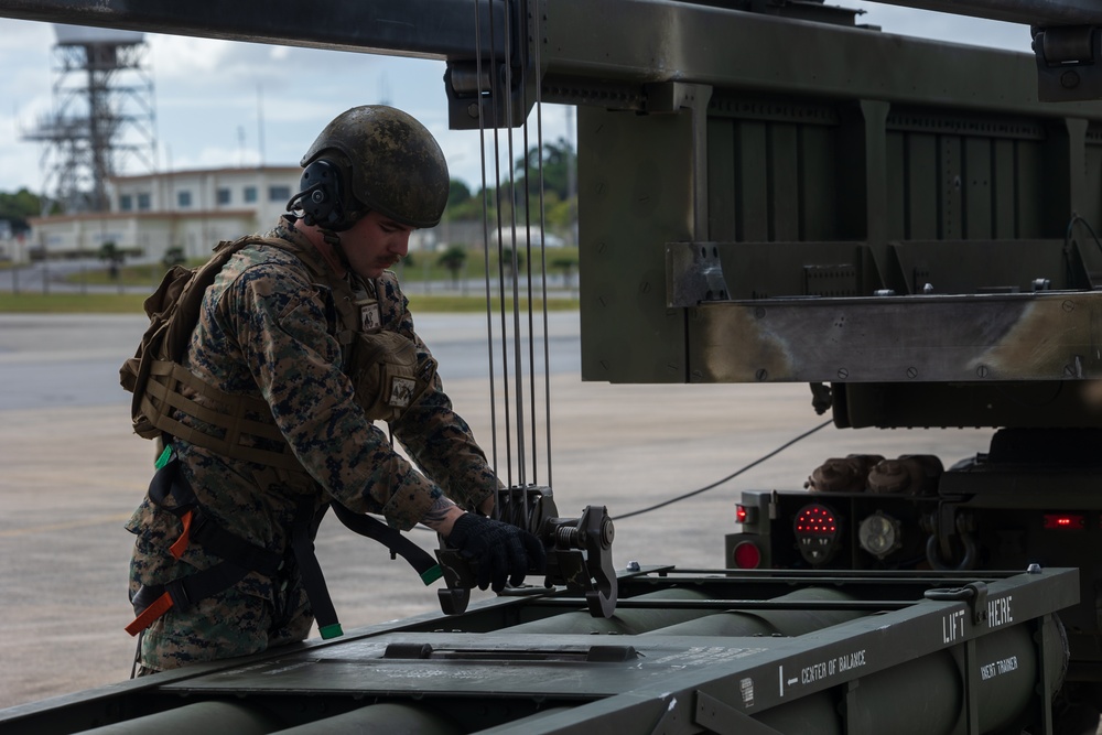 12th MLR HIMARS Resupply Rehearsal