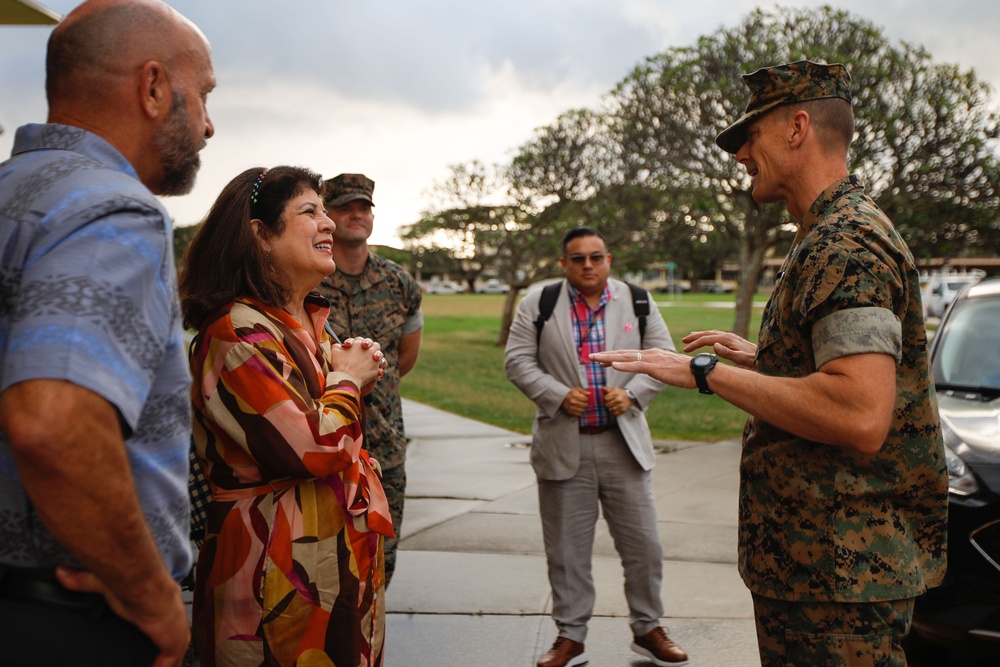 Leading Us to a Solution: Patricia Barron, Deputy Assistant Secretary of Defense, visits Marine Corps Base Hawaii