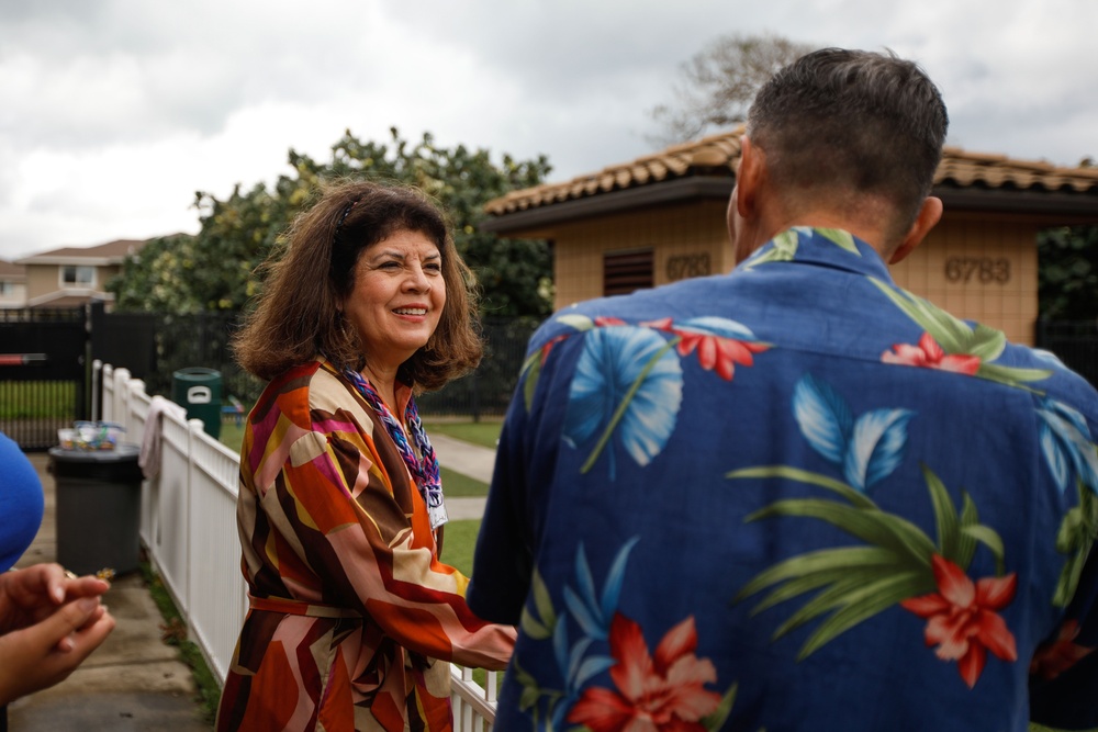 Leading Us to a Solution: Patricia Barron, Deputy Assistant Secretary of Defense, visits Marine Corps Base Hawaii