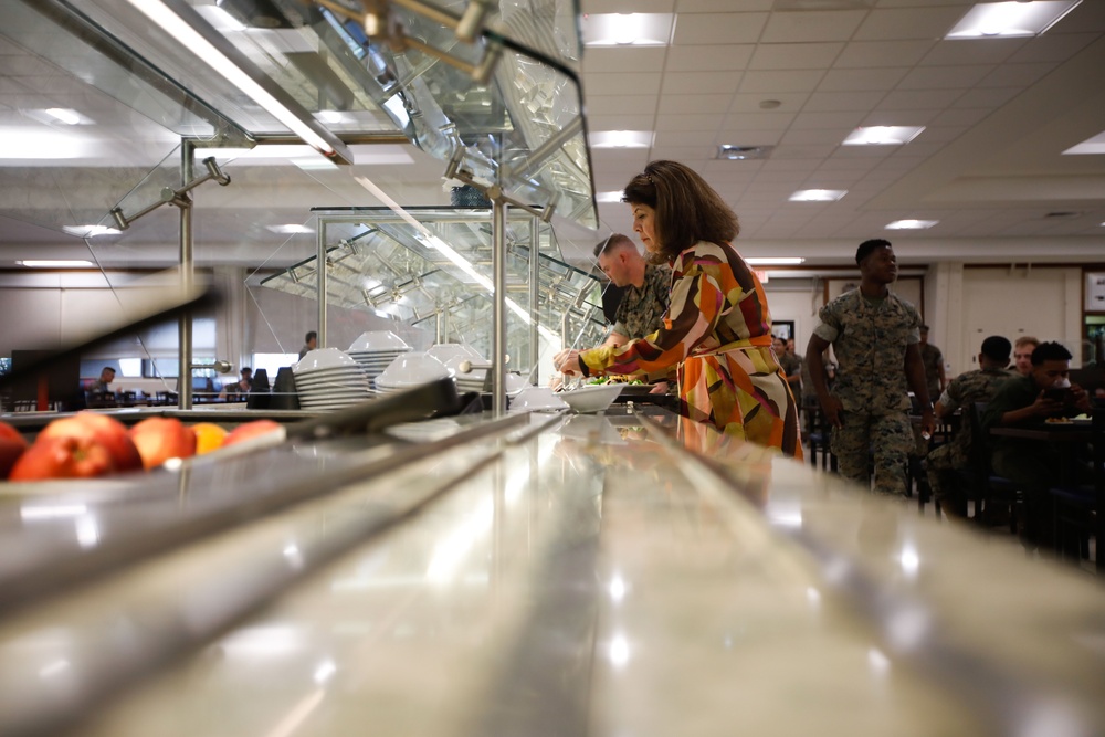 Leading Us to a Solution: Patricia Barron, Deputy Assistant Secretary of Defense, visits Marine Corps Base Hawaii