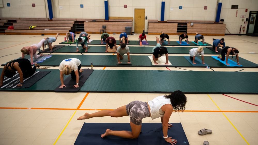 Operation: Flintlock 80th Anniversary: Sunrise Yoga at CRC Gym