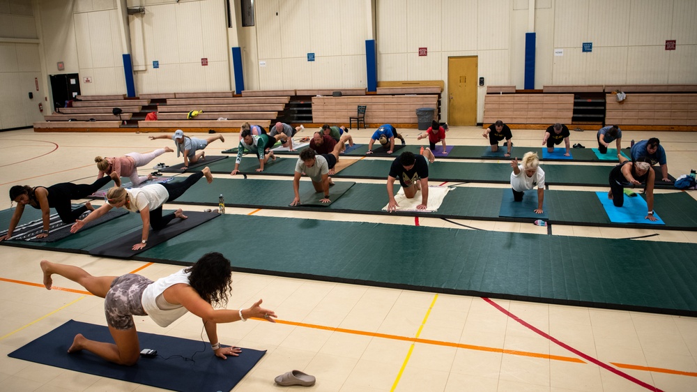 Operation: Flintlock 80th Anniversary: Sunrise Yoga at CRC Gym