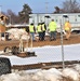 January 2024 barracks construction at Fort McCoy