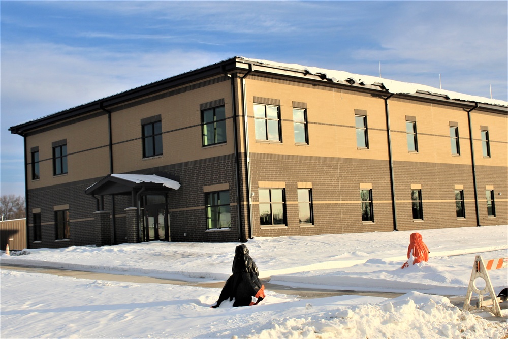 January 2024 construction operations of $11.96 million transient training brigade headquarters at Fort McCoy