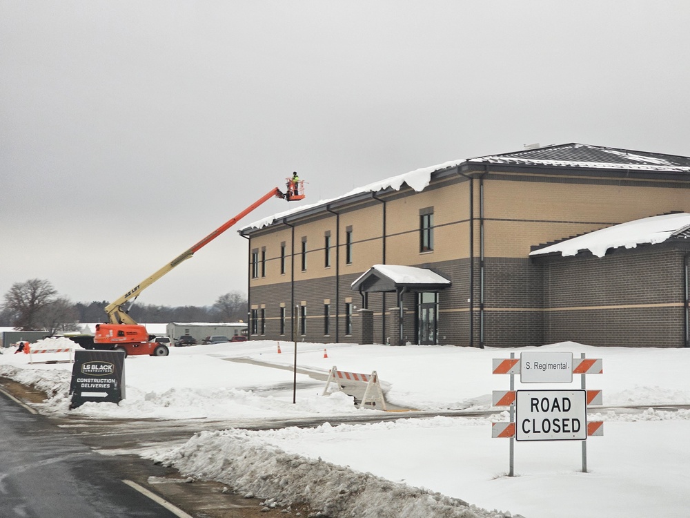 January 2024 construction operations of $11.96 million transient training brigade headquarters at Fort McCoy