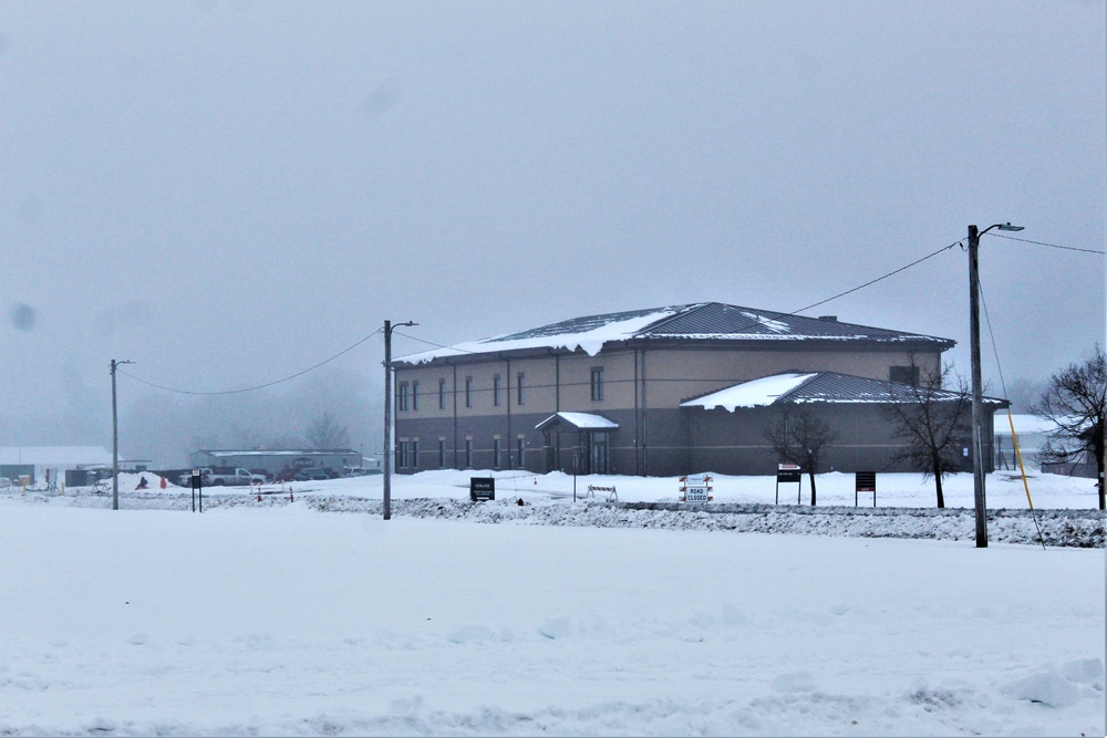 January 2024 construction operations of $11.96 million transient training brigade headquarters at Fort McCoy