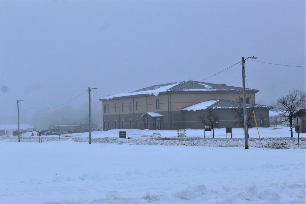 January 2024 construction operations of $11.96 million transient training brigade headquarters at Fort McCoy