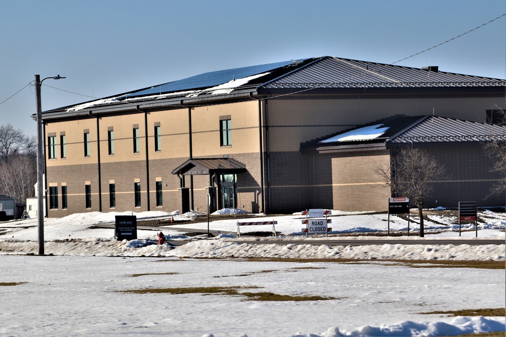 January 2024 construction operations of $11.96 million transient training brigade headquarters at Fort McCoy