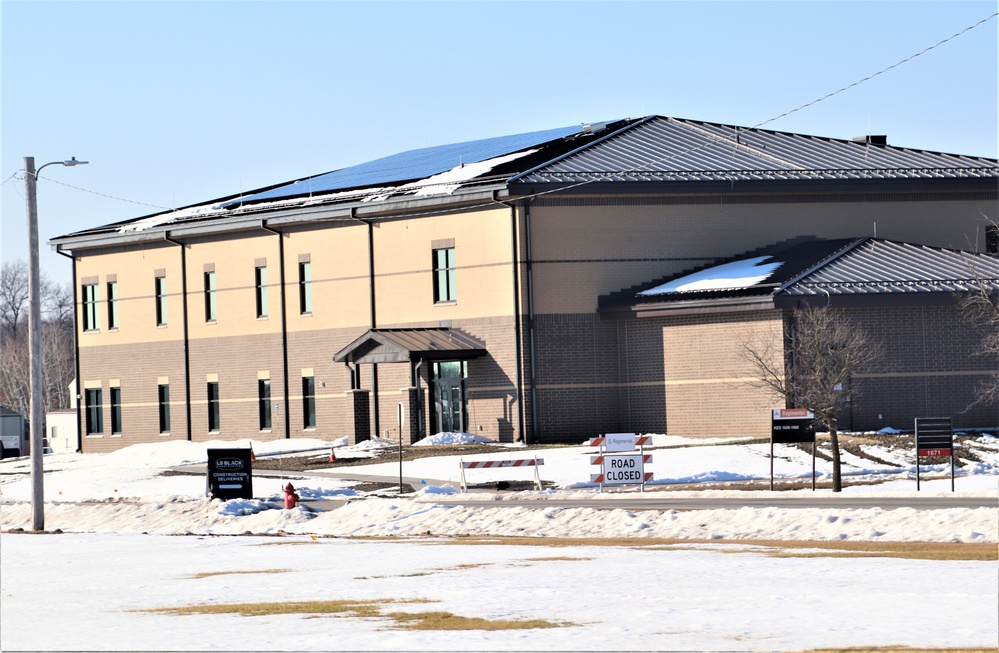 January 2024 construction operations of $11.96 million transient training brigade headquarters at Fort McCoy