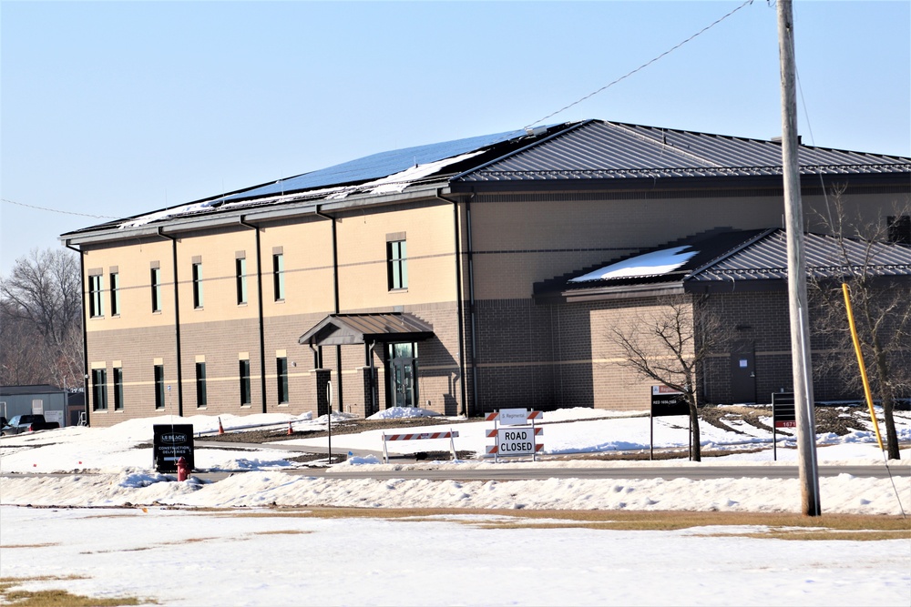 January 2024 construction operations of $11.96 million transient training brigade headquarters at Fort McCoy