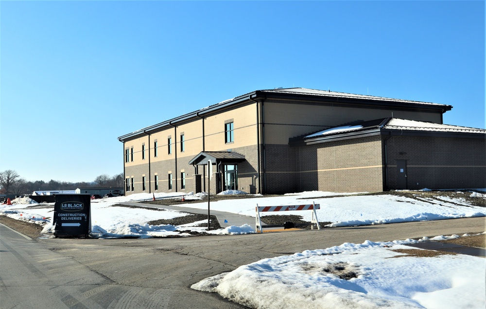 January 2024 construction operations of $11.96 million transient training brigade headquarters at Fort McCoy