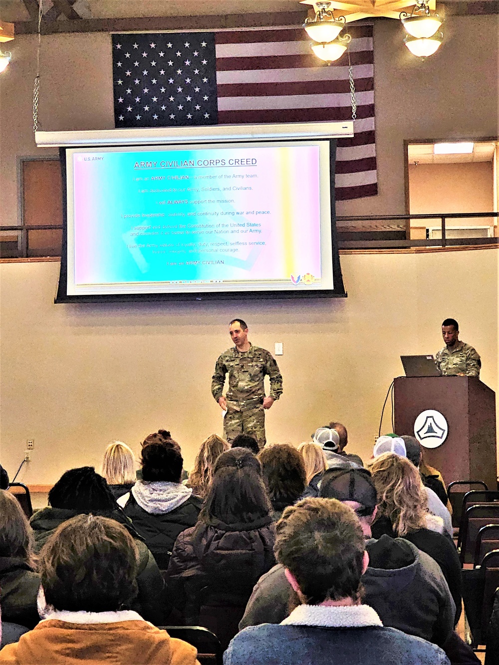 Fort McCoy Garrison commander holds first town hall meeting-workforce briefing for 2024