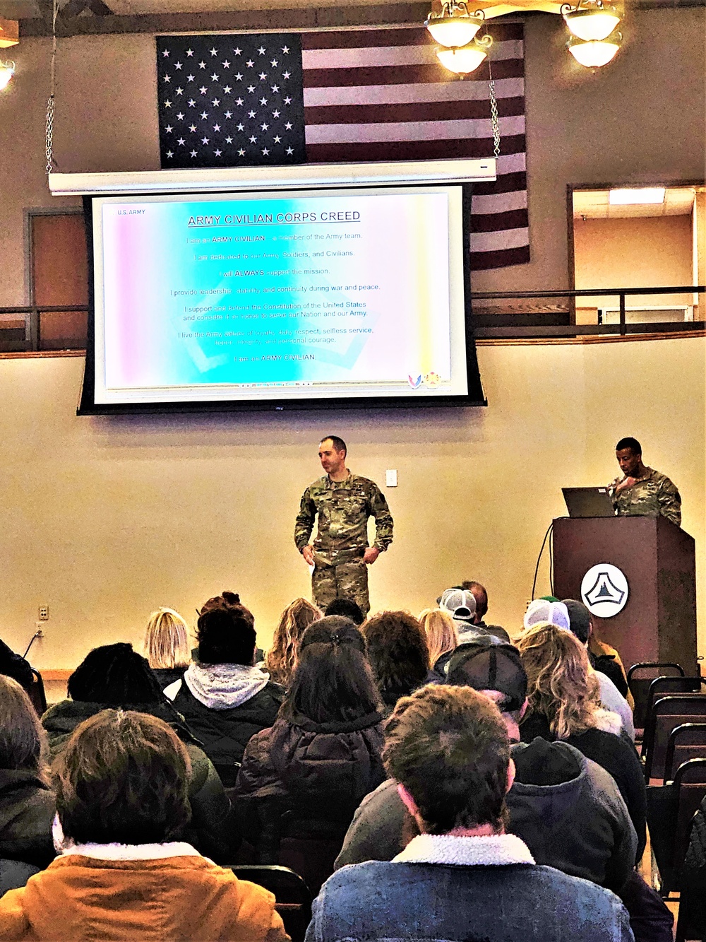 Fort McCoy Garrison commander holds first town hall meeting-workforce briefing for 2024