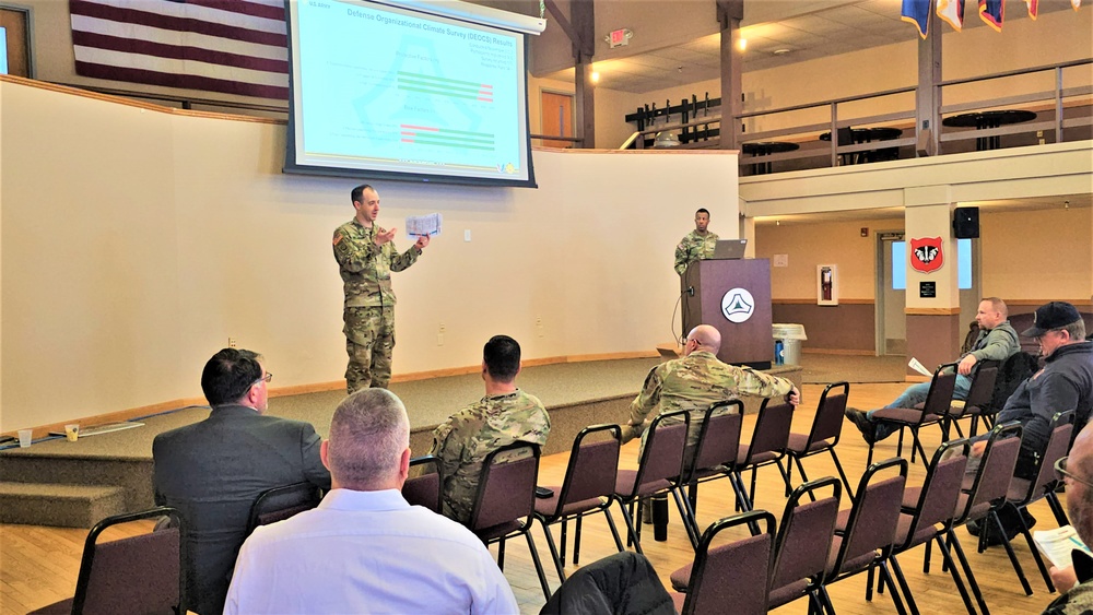 Fort McCoy Garrison commander holds first town hall meeting-workforce briefing for 2024