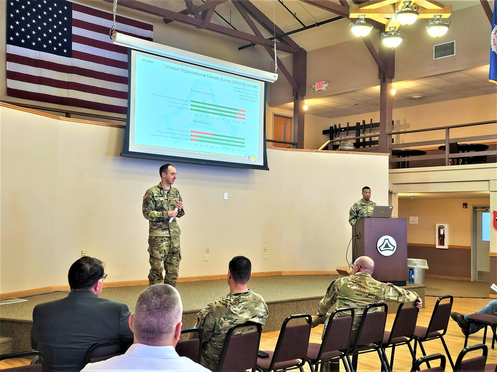 Fort McCoy Garrison commander holds first town hall meeting-workforce briefing for 2024