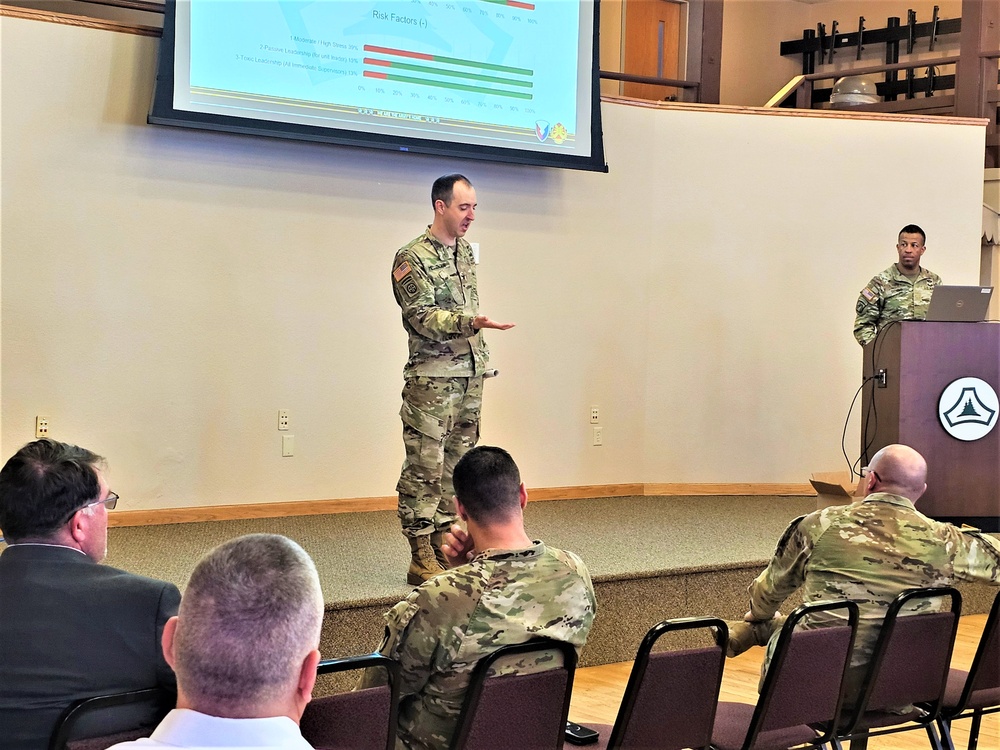 Fort McCoy Garrison commander holds first town hall meeting-workforce briefing for 2024