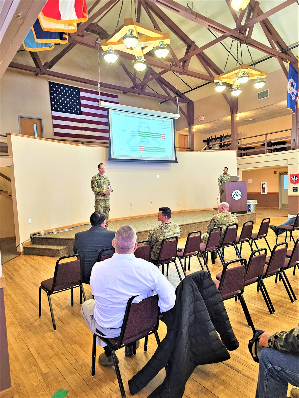 Fort McCoy Garrison commander holds first town hall meeting-workforce briefing for 2024