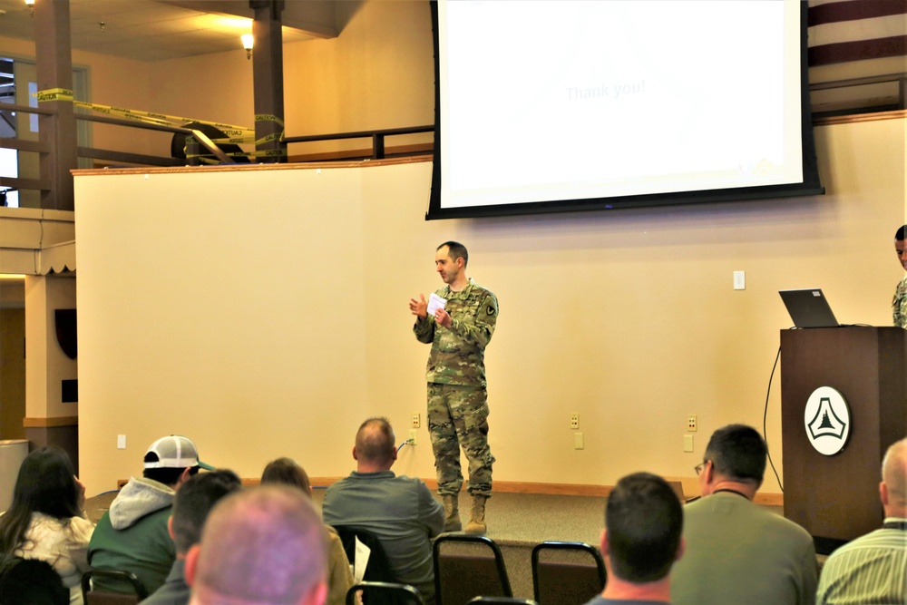 Fort McCoy Garrison commander holds first town hall meeting-workforce briefing for 2024