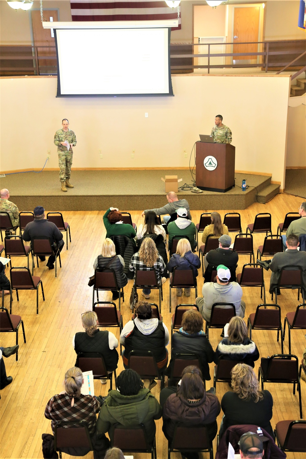 Fort McCoy Garrison commander holds first town hall meeting-workforce briefing for 2024