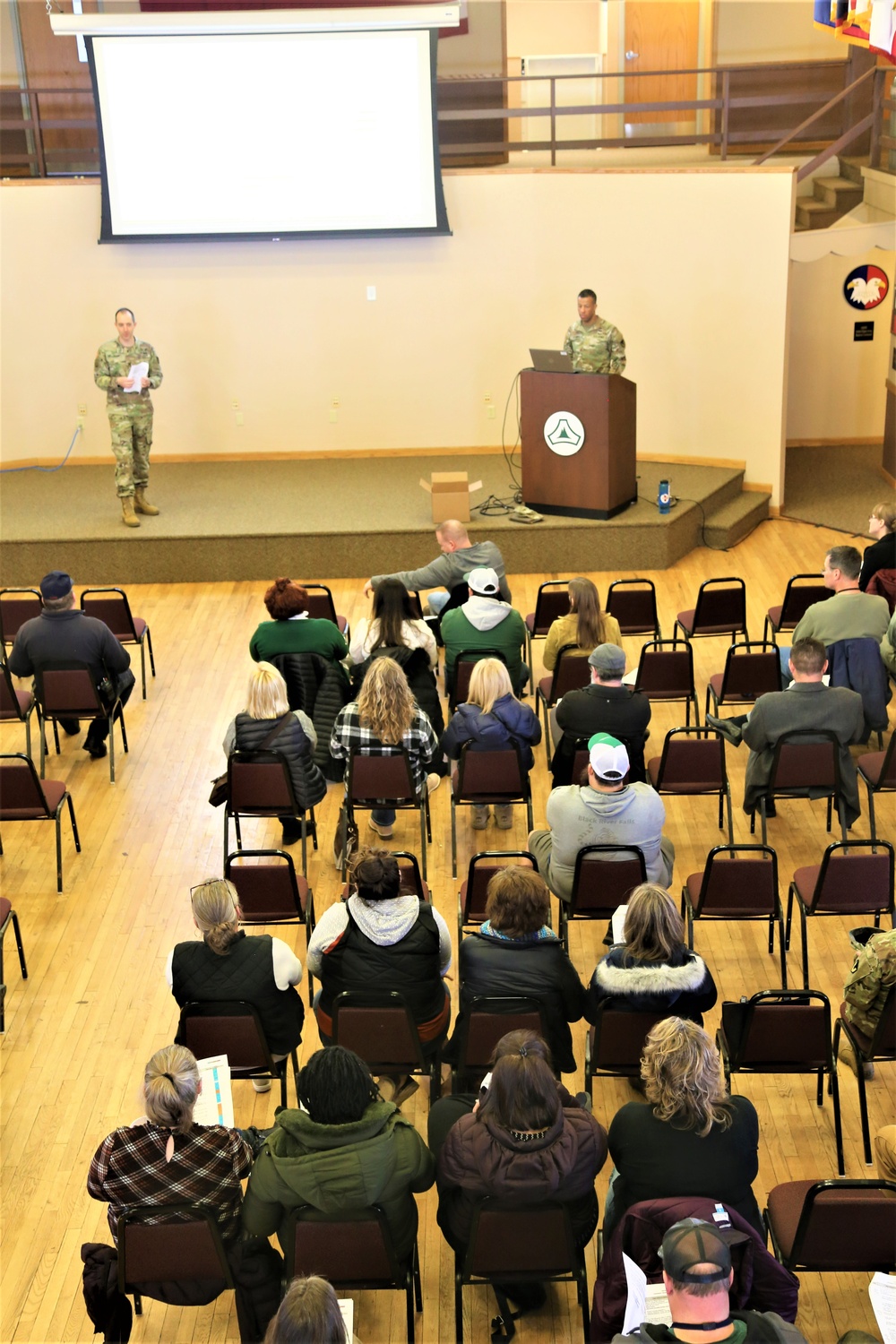 Fort McCoy Garrison commander holds first town hall meeting-workforce briefing for 2024